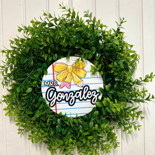 Boxwood wreath