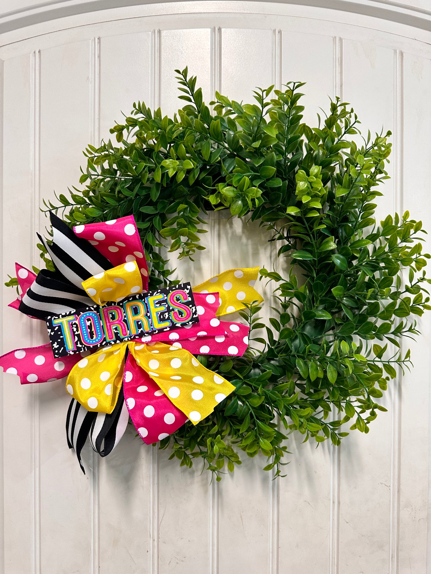 Boxwood wreath