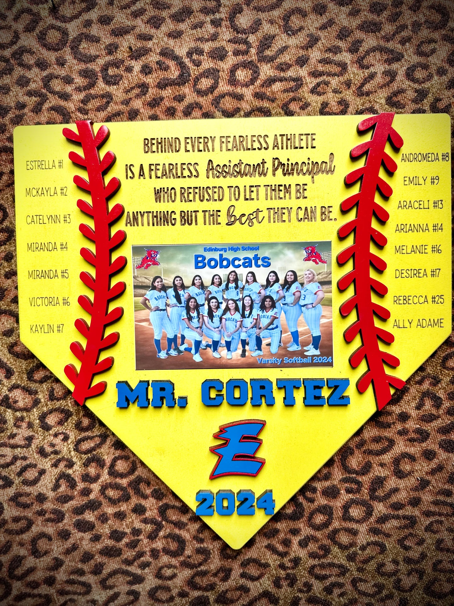 Fearless  Homeplate Coach sign