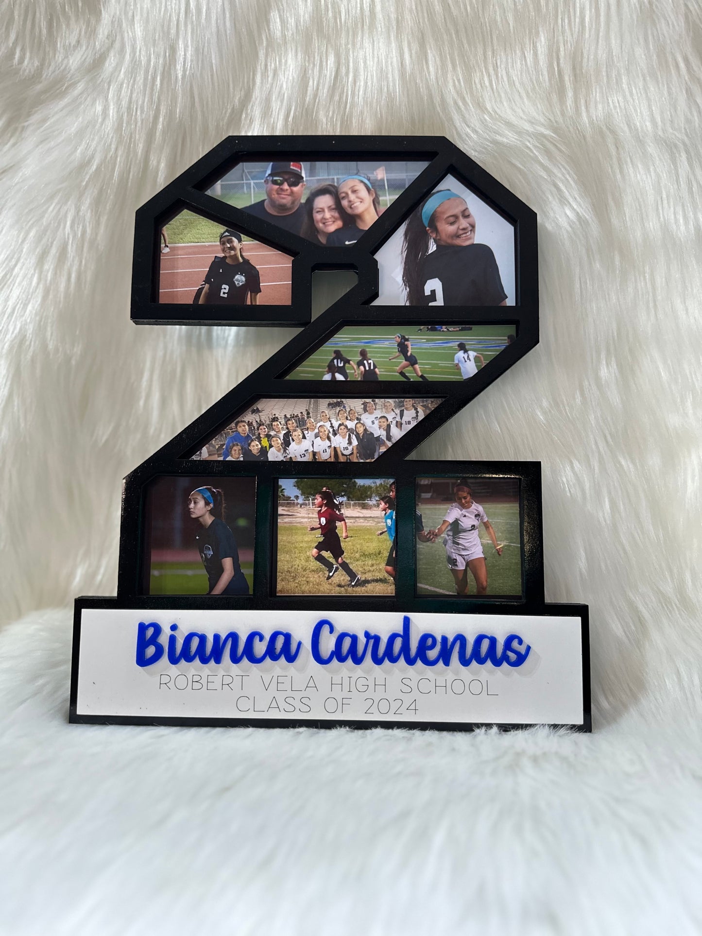 Number Photo Collage Frame