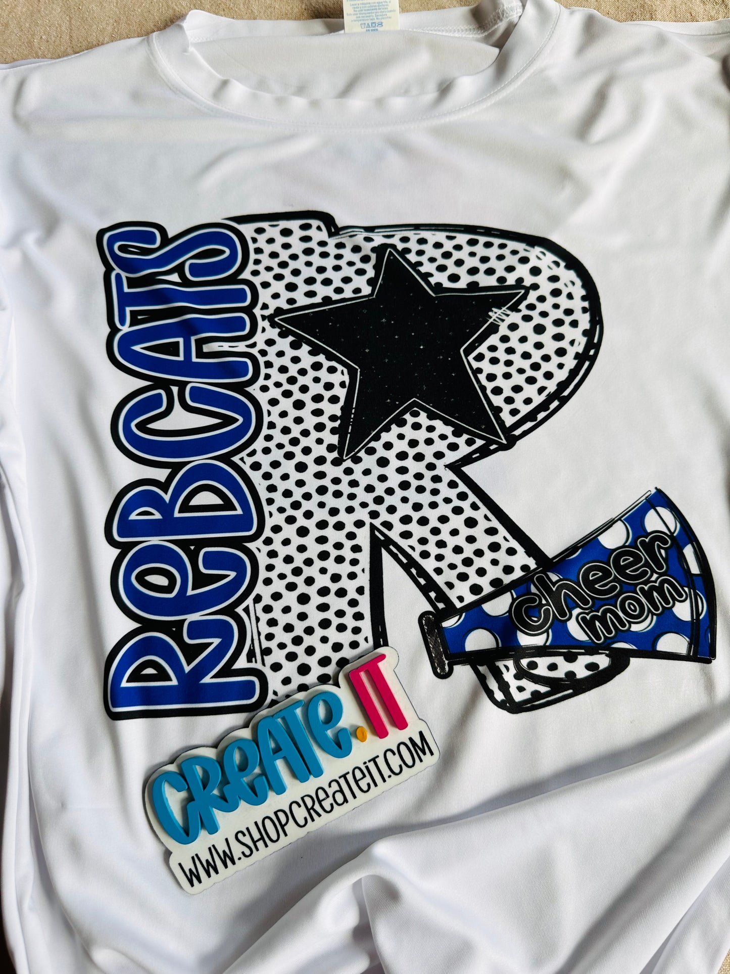 Initial Star Dot with name shirt