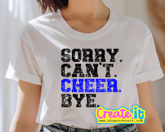 cheer bye shirt