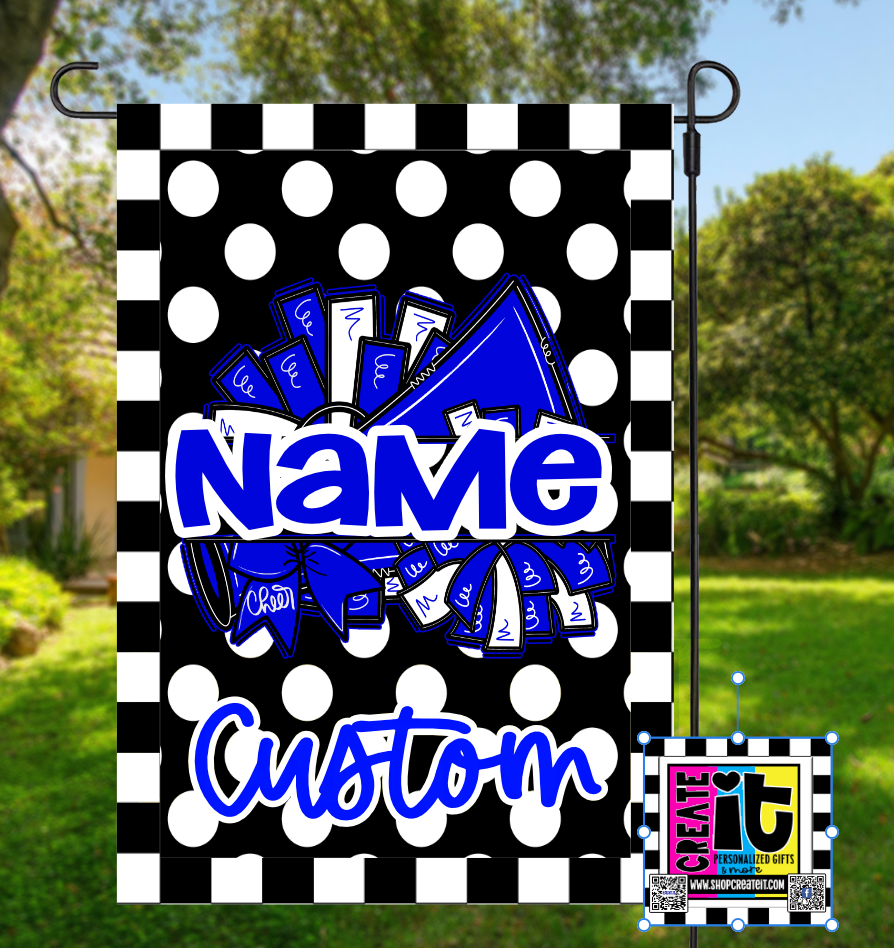 Custom Garden Flags- Cheer