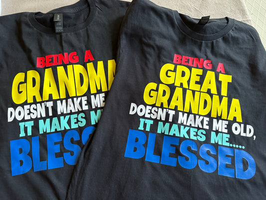 Blessed grandma shirt